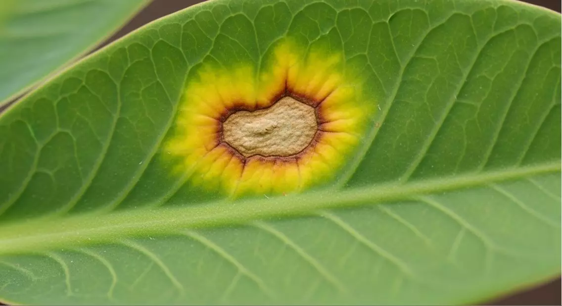 pH ve besin dengesizliği, yaprak lekeleri